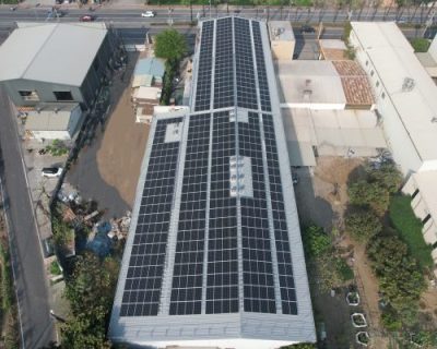 Photovoltaikanlage auf dem Werksdach